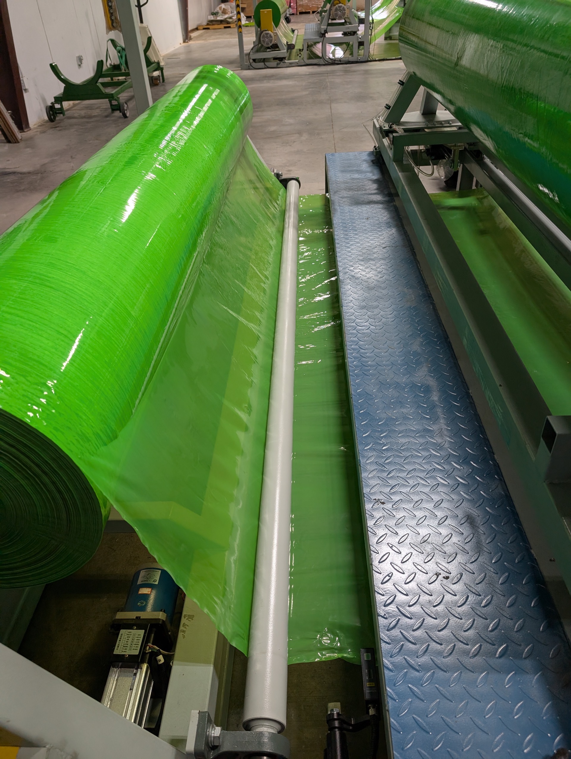 TRU·GREEN wrap being manufactured at the Georgia facility